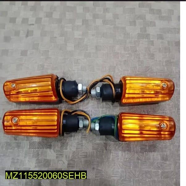 Bike accessories (led lights,chain covers,indicators) 10