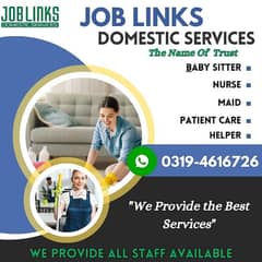 Nurses Governor's Helper's maid's Driver's Babysitters available 24/7