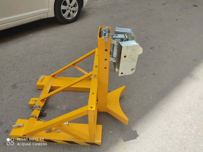 fork lift attachment for drums,fork lift extention for drum lifter 1