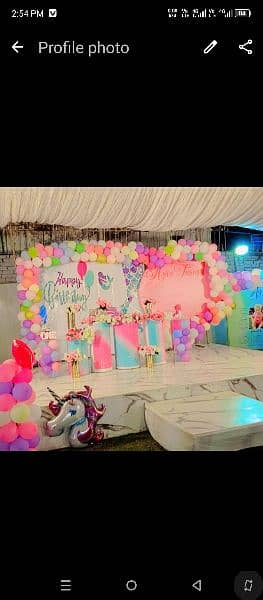 Birthday, Balloon Decor, Light Decor, Msehri, dj Sound, Jumping Castle 14