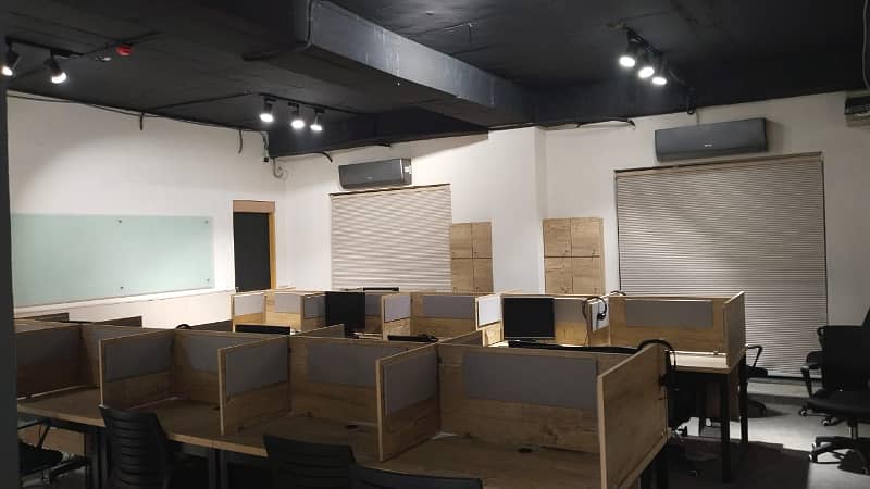 2400 SFT Well Furnished Corporate Office Available For Rent At Ideal Location Gulberg Lahore 1