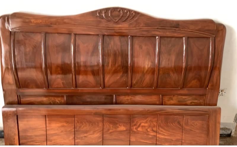 Pure wood seesham King size bed,Dressing,side tables (Just call me) 1