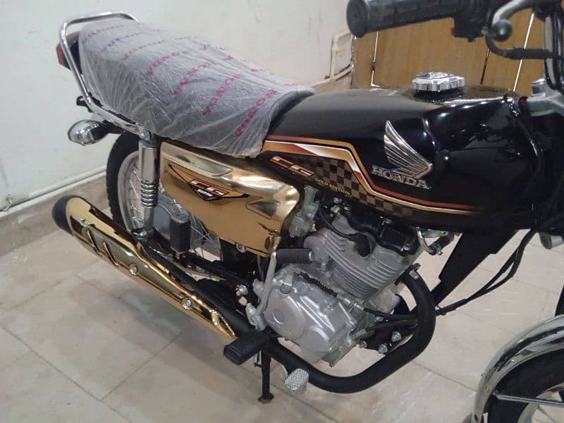 Honda CG 125 special gold Edition (2024) 4