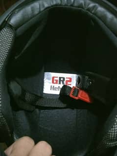 Gr2 helmet red and black with good padding