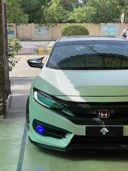 civic x facelift headlight 3