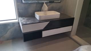 customised bathroom vanity/ corian vanity/Marble top vanity