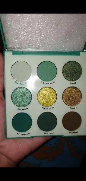 eyeshadow in beautiful colours in imported brands 1