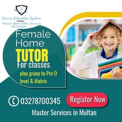 Female Home tutor