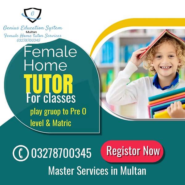 Female Home tutor 0