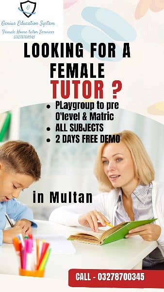 Female Home tutor 2