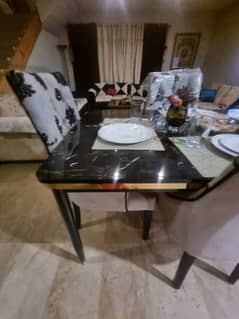 a  four person elegant and beautiful  dining table  for sale