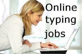 Online Home based job data typing  available for female and male