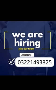 need 50 person for online job and office job