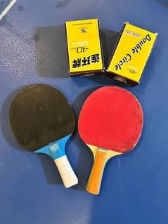 Table Tennis Table and Rackets