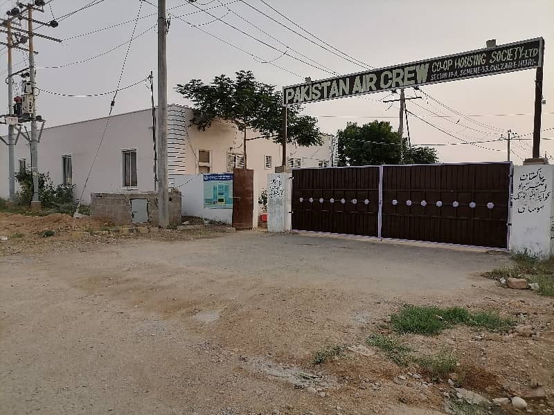 Highly-Desirable Prime Location Residential Plot Available In Pakistan Air Crew Cooperative Housing Society For sale 4