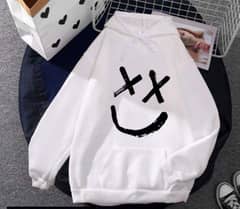 1 pc stitched cotton printed hoodies deliverable
