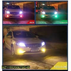 LED car parking light bulbs pair remote control