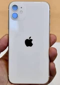 iphone 11 white clr 128 Gb dual sim PTA approved Face id ok