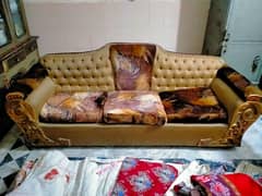 sofa set for sale with 10/10 condition 03204081232