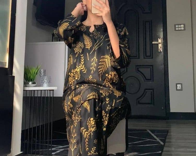 women 2pcs printed Suit - Free Delivery 2