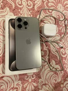 iphone 15 Pro Max, 256 GB Physical dual sim PTA Approved