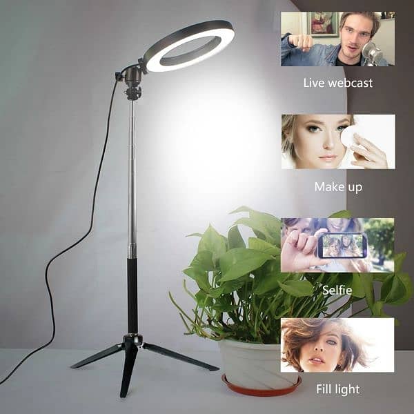 Dimmable LED Studio Camera Ring Light 2