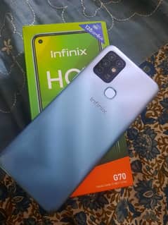 infinix hot 10 6gb 128gb contion 10by10 he box pack condtion