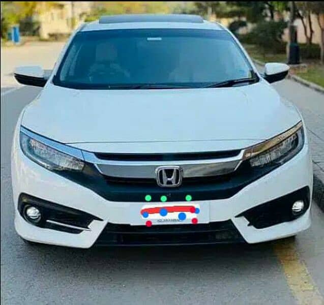 Bank leased Honda Civic 2021 full option 0