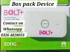"Box Pack"Unlocked Zong 4G Device|Jazz|scom|Contact on  0326 4828053.