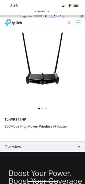 TP Link wifi router TL-WR841HP 2
