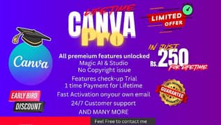 Canva Pro for Lifetime | 100% Real CanvaPro ADMIN PANEL _ lightroom Cc