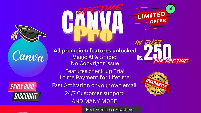 Canva Pro for Lifetime | 100% Real CanvaPro ADMIN PANEL _ lightroom Cc 0