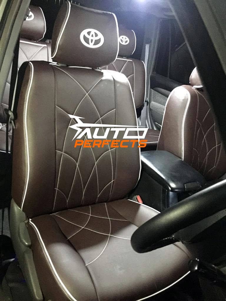 Toyota Prado, Land cruiser, Vigo,Surf Leather Poshish and Seat Covers 3