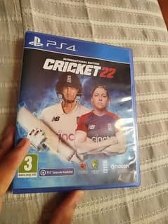 cricket 22 PS4 game
