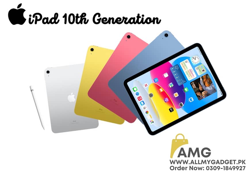 Apple iPad 10th Generation 256GB WiFi - MPQ13LLA, MPQ33LLA, MPQ03LLA 0