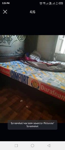 dura foam mattress king size urgent sale 5