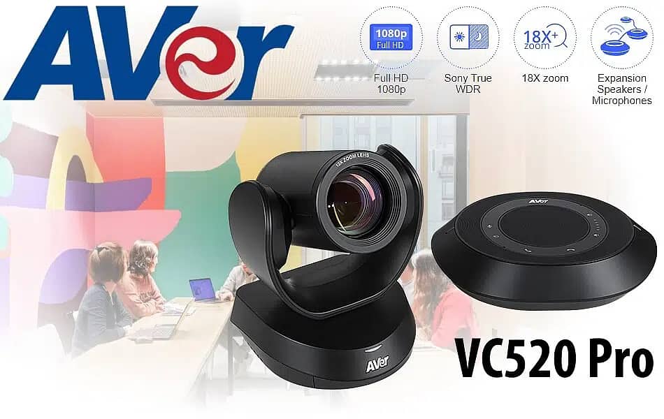 Aver VC520 Pro2 | Logitech meetup | Group| Rally plus Video Conferenc 1