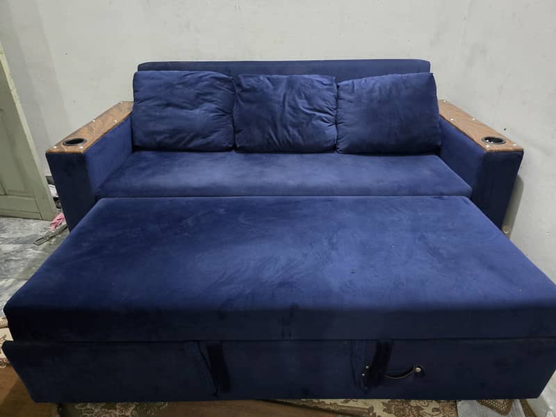 Diamond foam Sofa cum bed 0