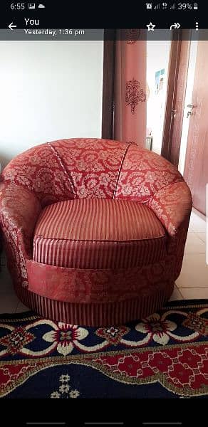 5 seater sofa set in a good condition 1