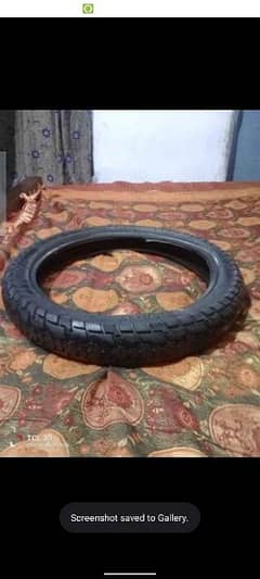 125 tyre for sale new condition 1 wheek used