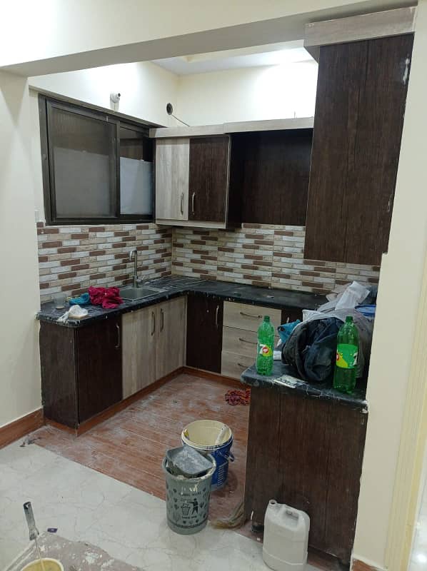 2 Bed Lounge 850 Sqft W/O CORNER Apartment For Sale In Karachi University CHS 8