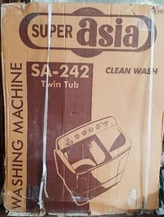 super asia-242  twin tub