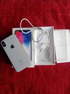 Apple iPhone x 64GB full box for sale 03301250545
