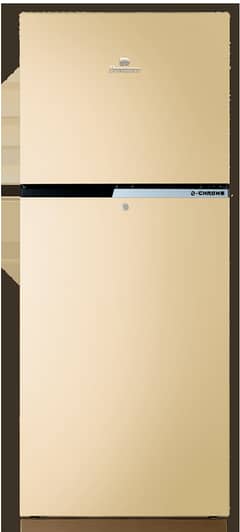 9178LF e-Chrome Metallic Gold Double Door Refrigerator