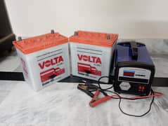 Volta Solar 50 Batteries Set with Auto Charger
