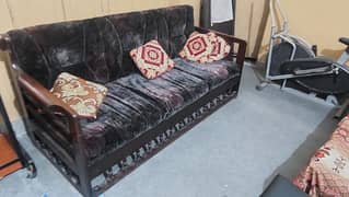 one 3 seater and two 1 seater sofa set