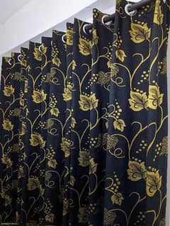 1 Pc printed Double sided curtain