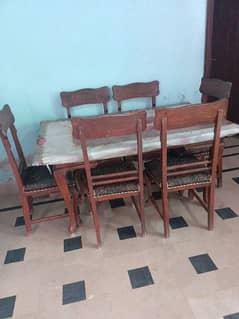 Dining Table with 6 Chairs