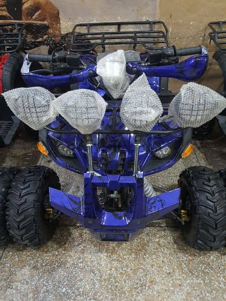 124cc brand new revers gear atv quad 4 wheels delivery all Pakistan 7