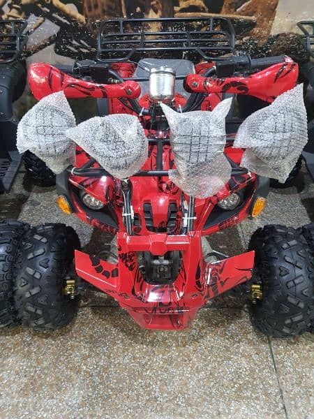 124cc brand new revers gear atv quad 4 wheels delivery all Pakistan 8